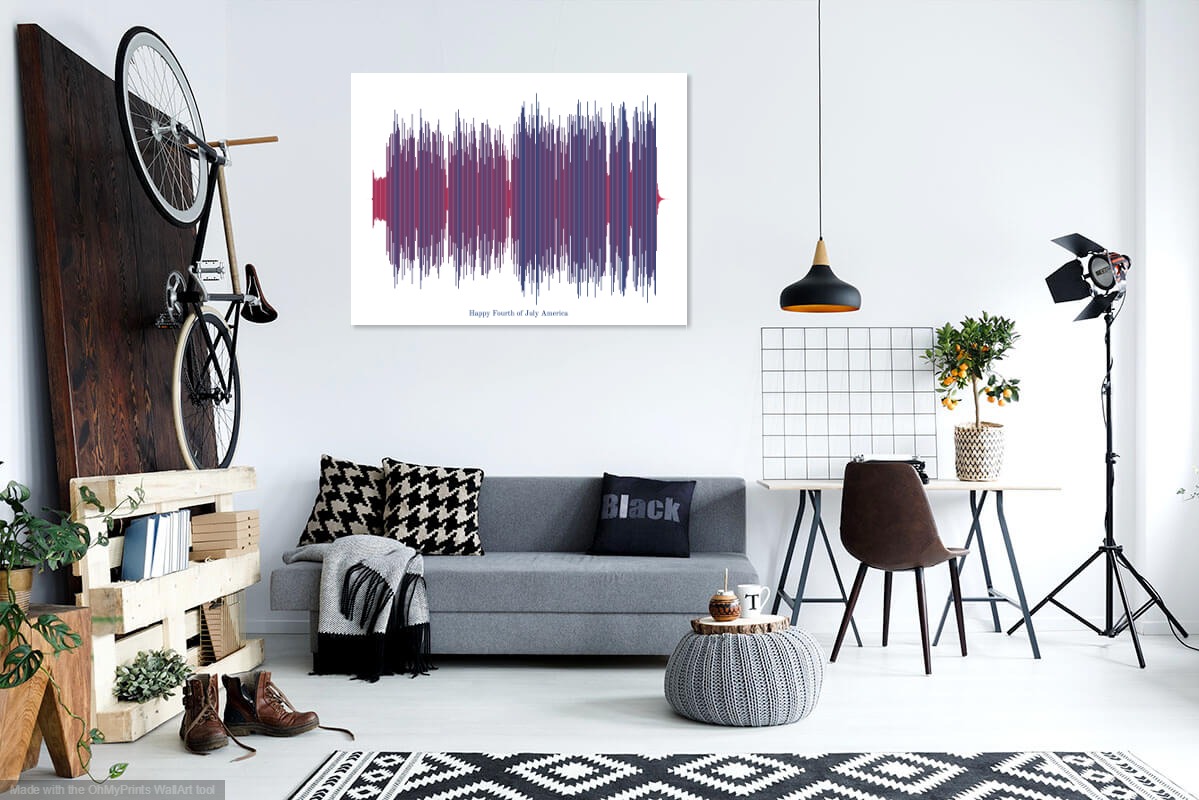 Waveform art